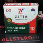 ZETTA TESTOSTERONE MIX 300mg/ml - ЦЕНА ЗА 10 АМПУЛ
